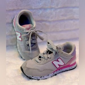 Gray/Purple/Pink Girls New Balance Sneakers -Size 11